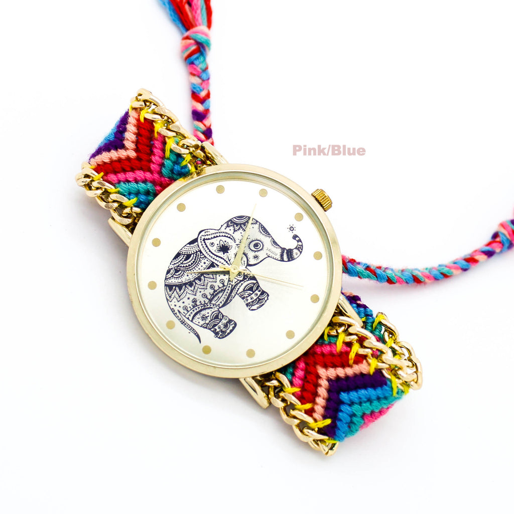 Elephant bracelet watch (3 colors)