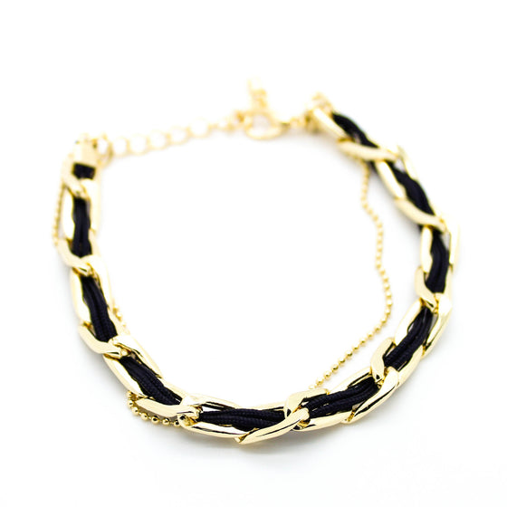 Chain cord bracelet