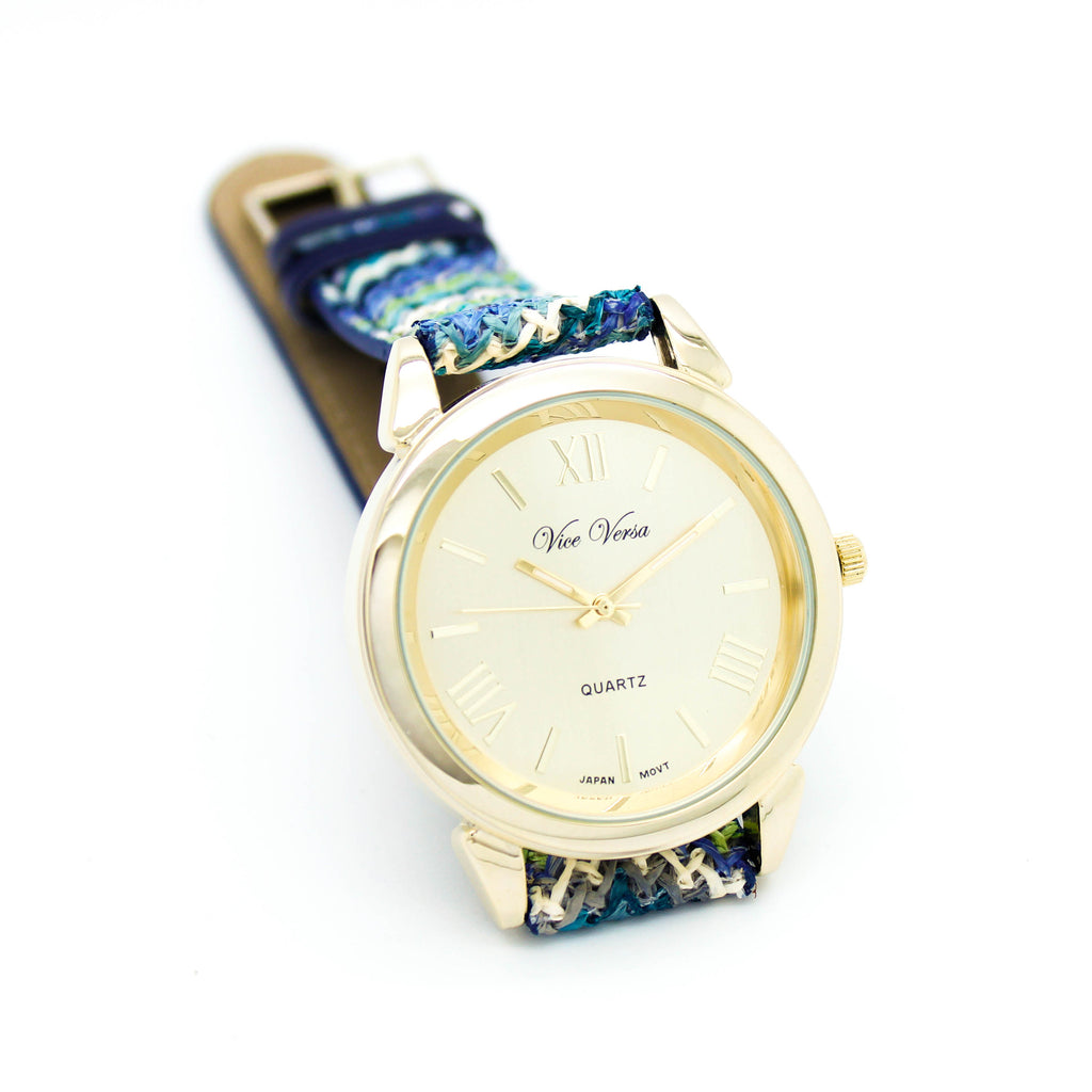 Zig Zag strap watch (3 colors)
