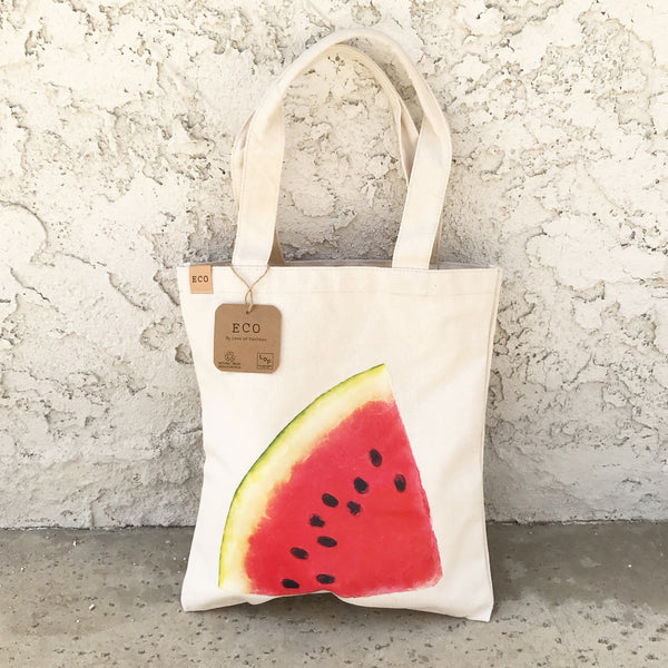 ★BLACKPURPLE☆Mini Canvas Printed Eco Bag Eco print canvas tote - Imsmistyle