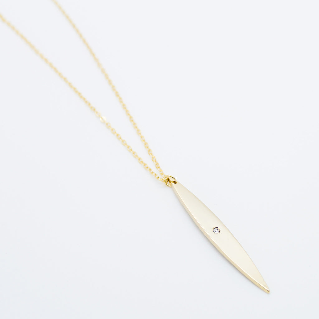 Pointy bar necklace