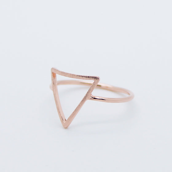 Open triangle ring
