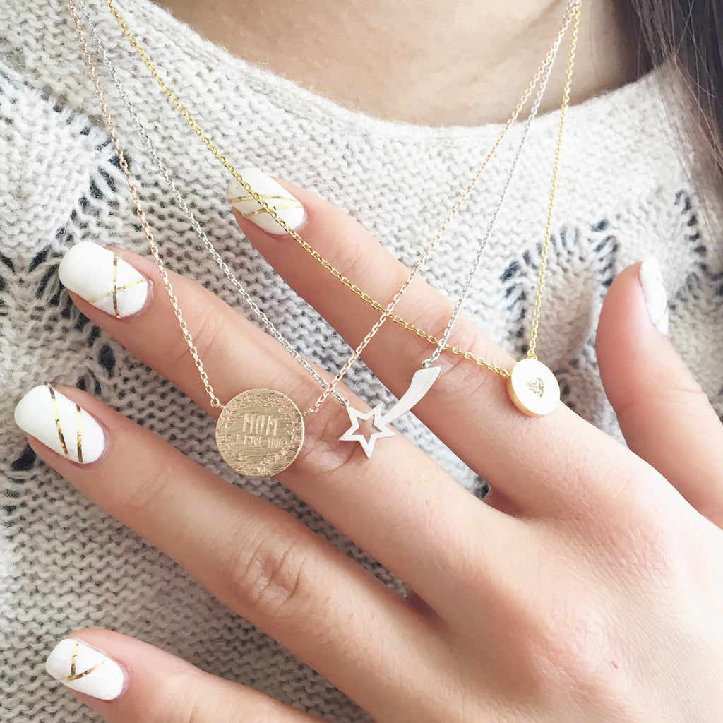 Comet star necklace