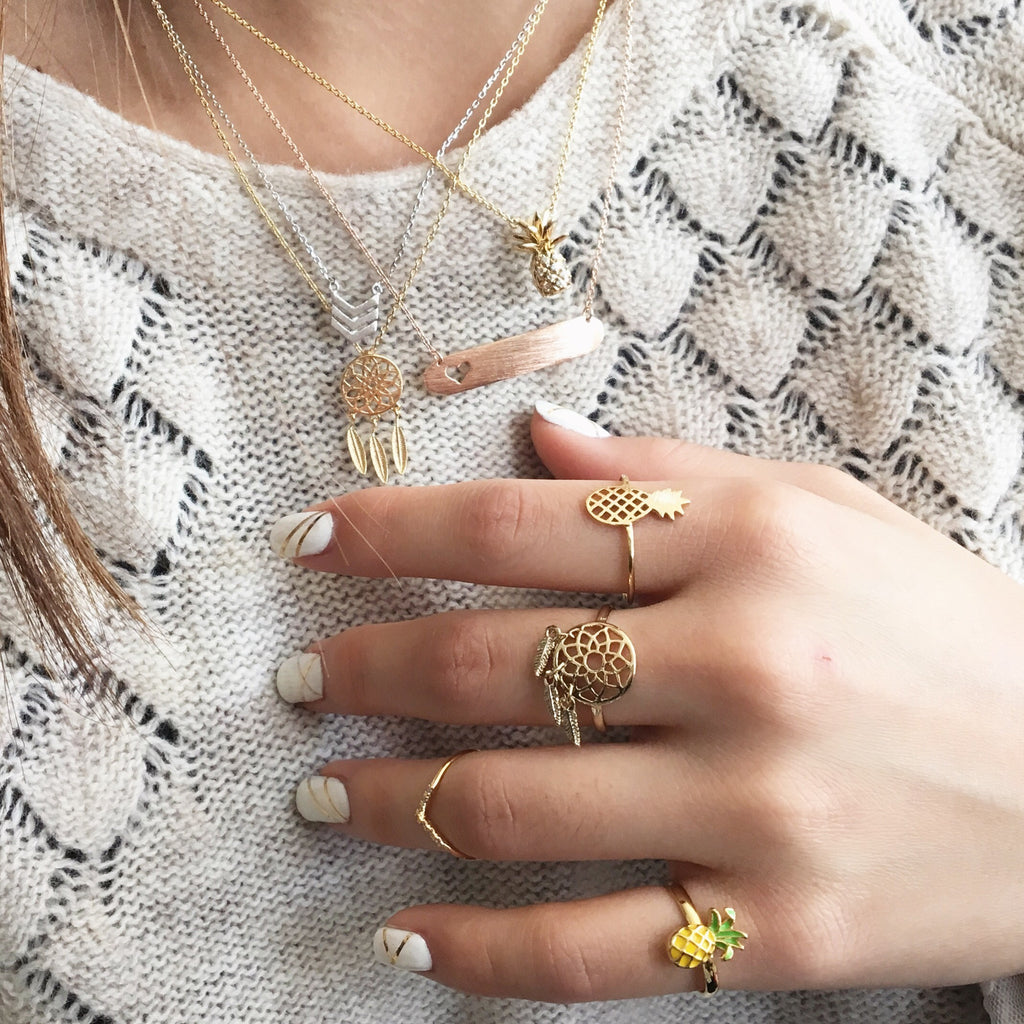 Dreamcatcher ring (3 colors)