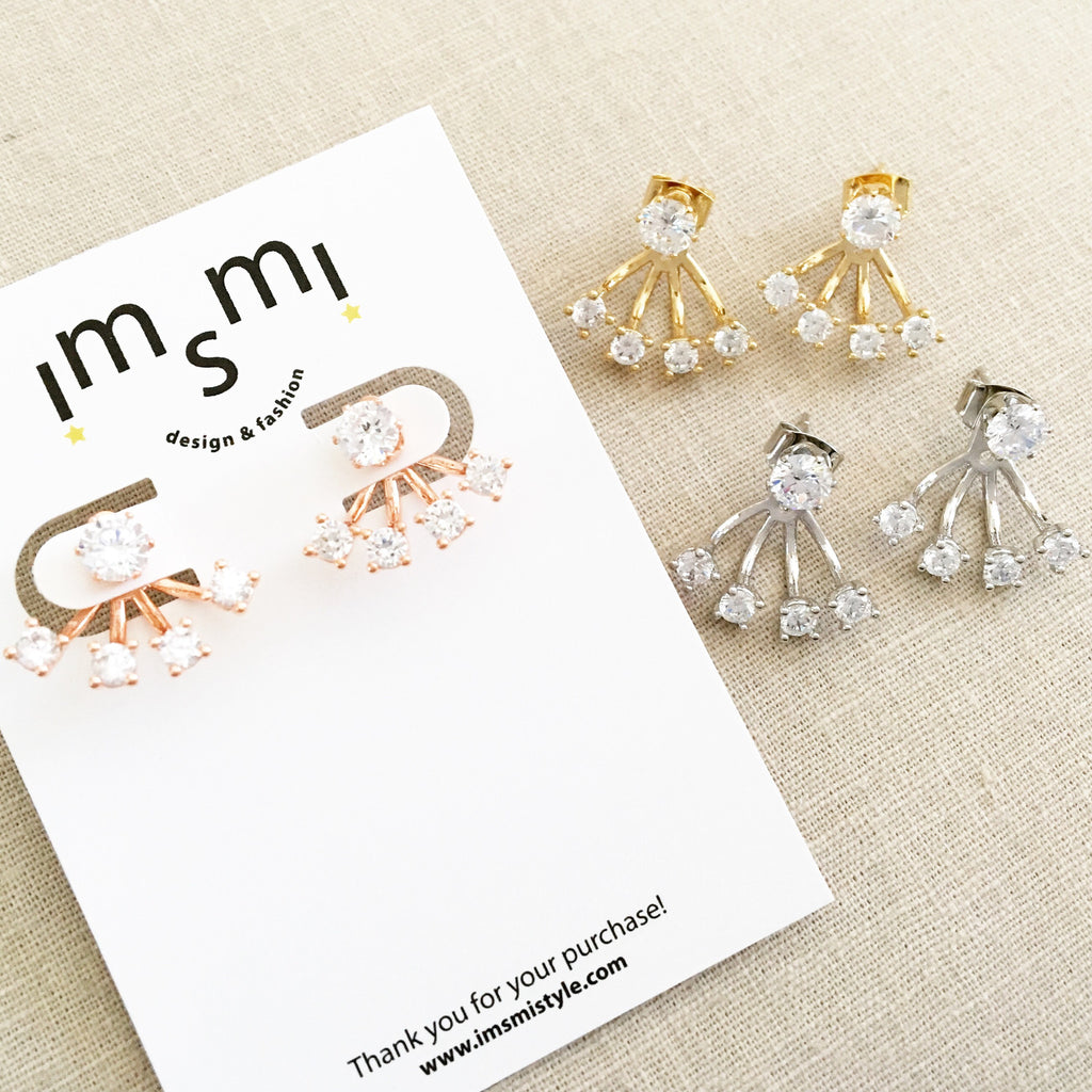 Cutie earrings jacket set