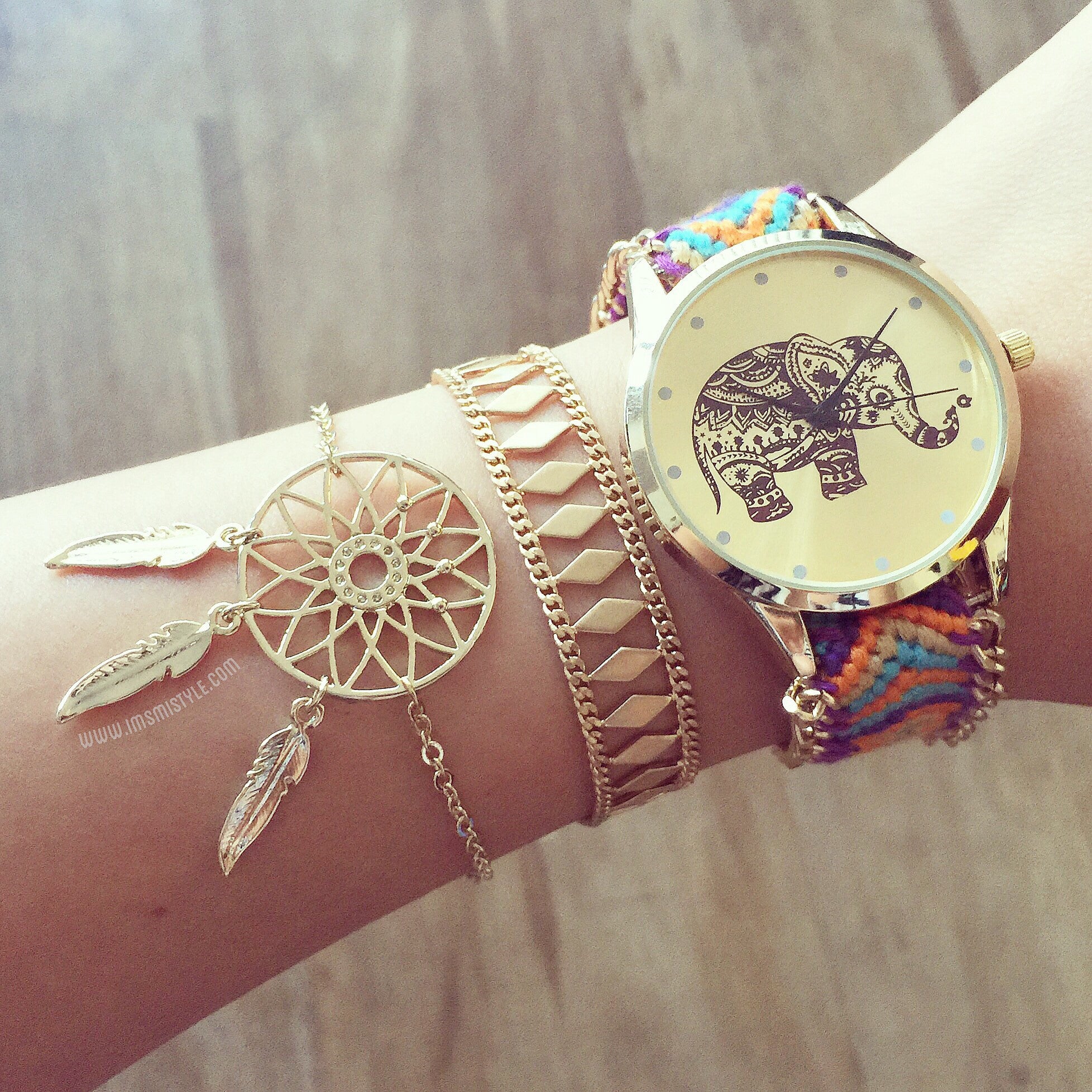 Beaded Dreamcatcher Bracelet