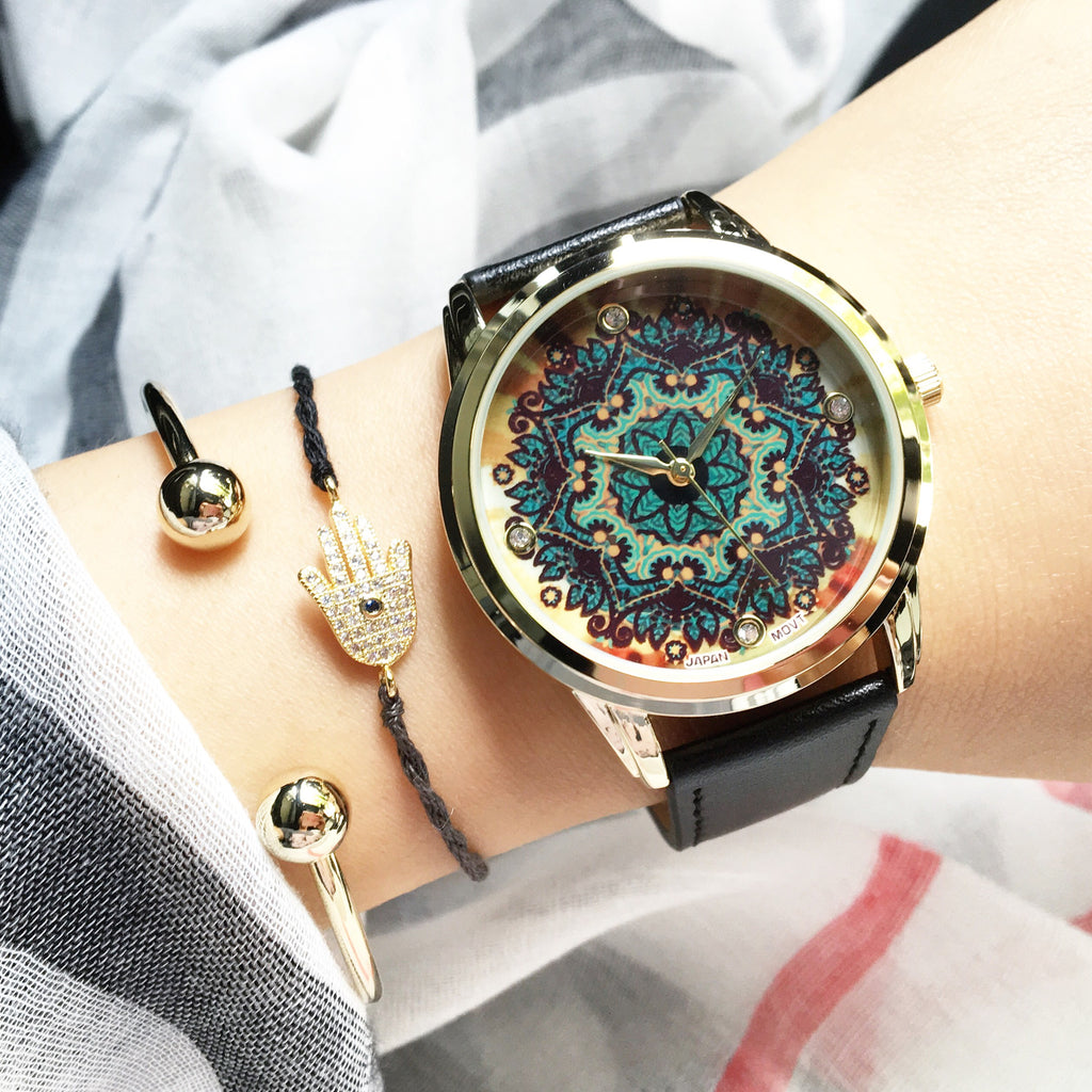 Bohemian strap watch (2 colors)