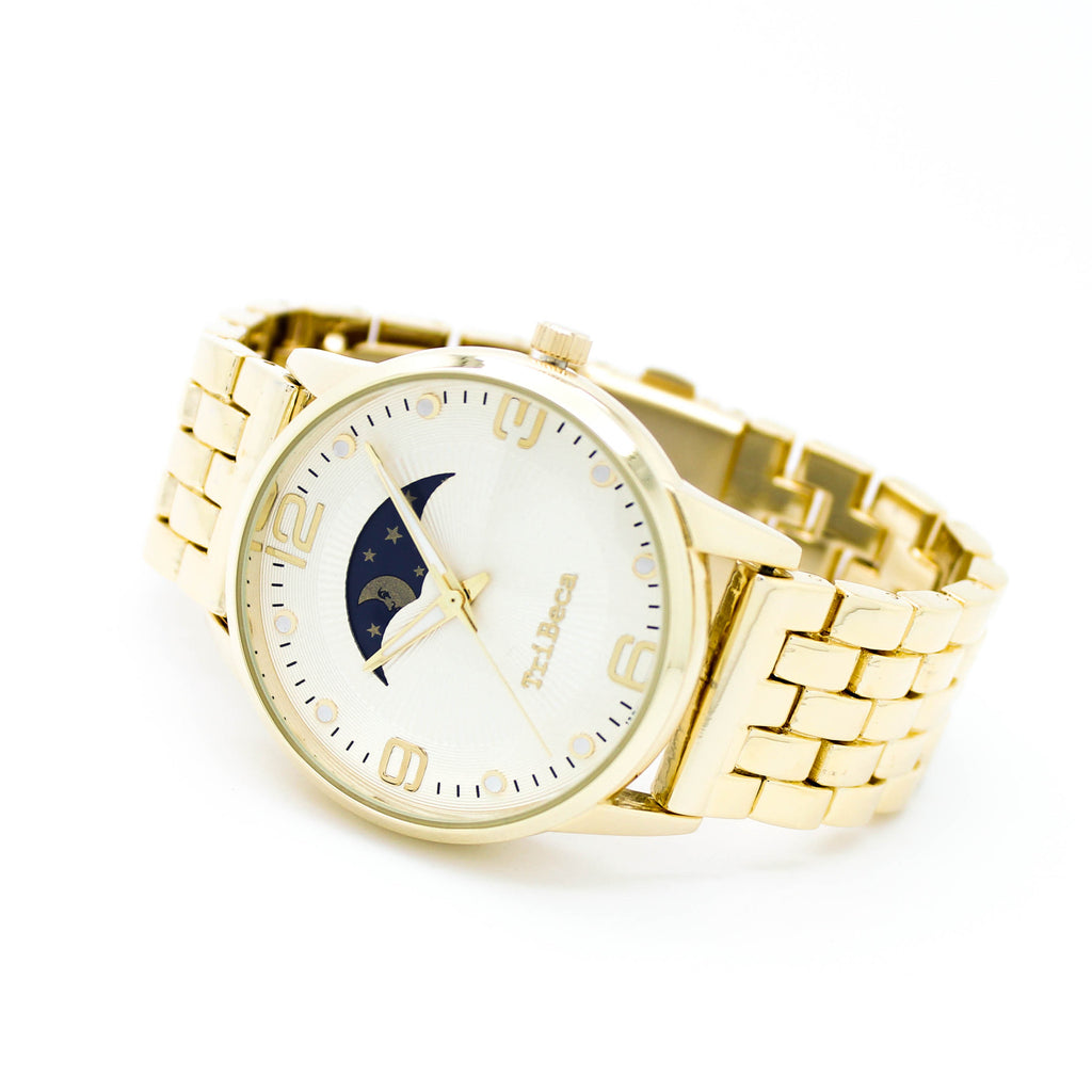 Moon & Stars metal watch (2 colors)