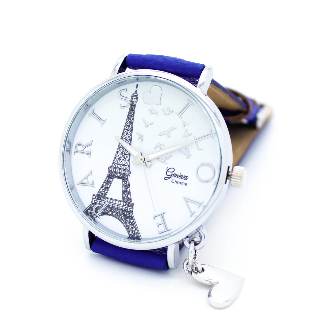 Paris Love strap watch (3 colors)
