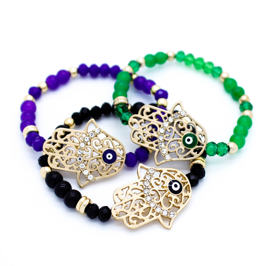 Hamsa hand bracelet