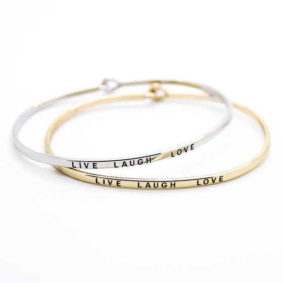 Live Laugh Love bangle bracelet