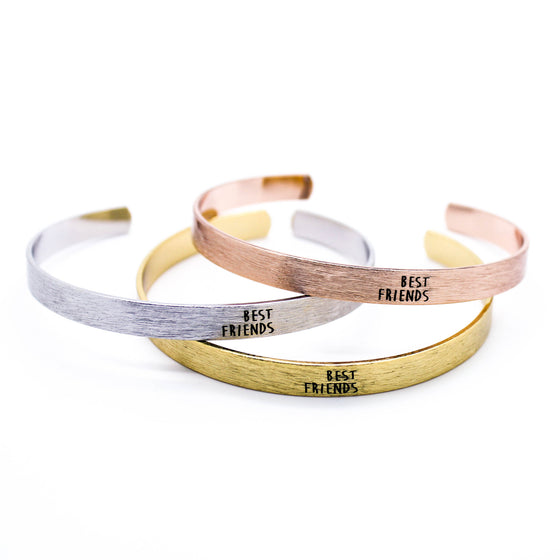 Best Friends bangle bracelet