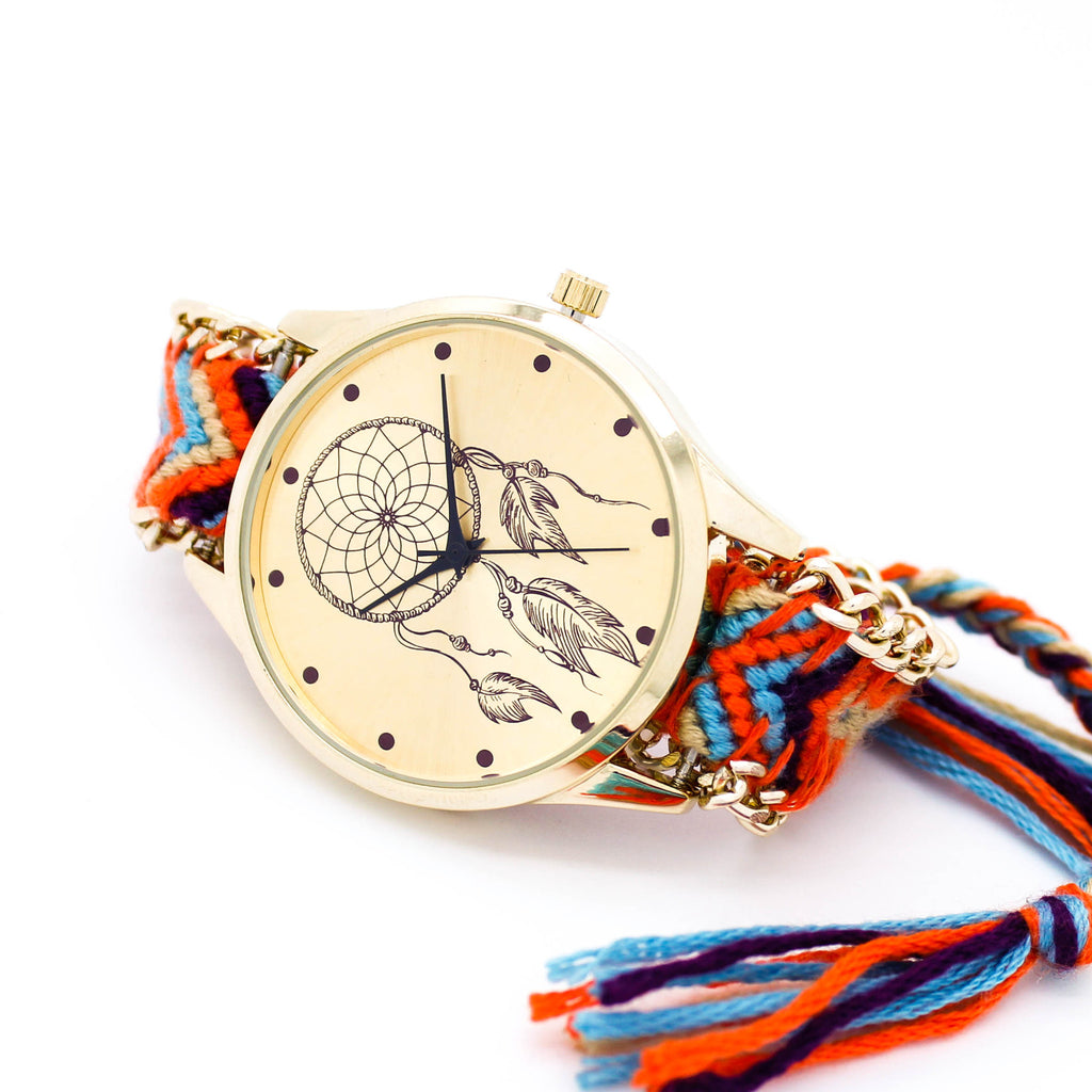 Dreamcatcher bracelet watch (3 colors)