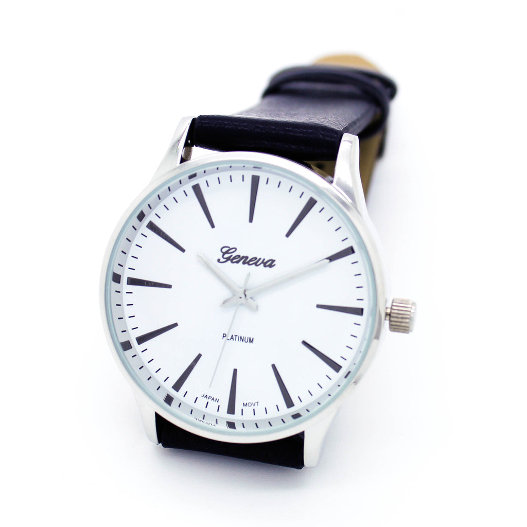 Timeless classic strap watch (2 colors)