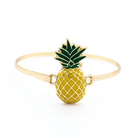 Pineapple bangle bracelet