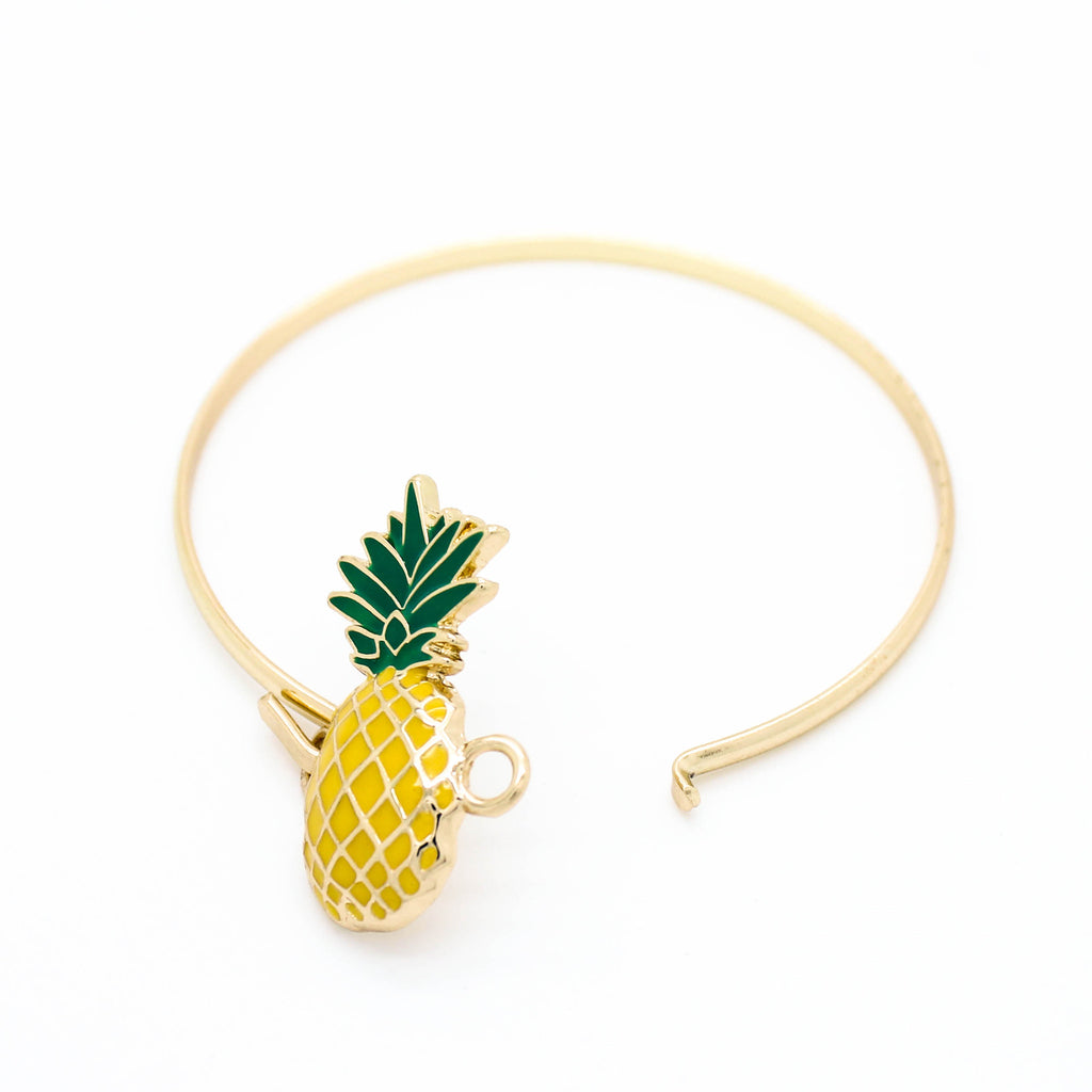Pineapple bangle bracelet