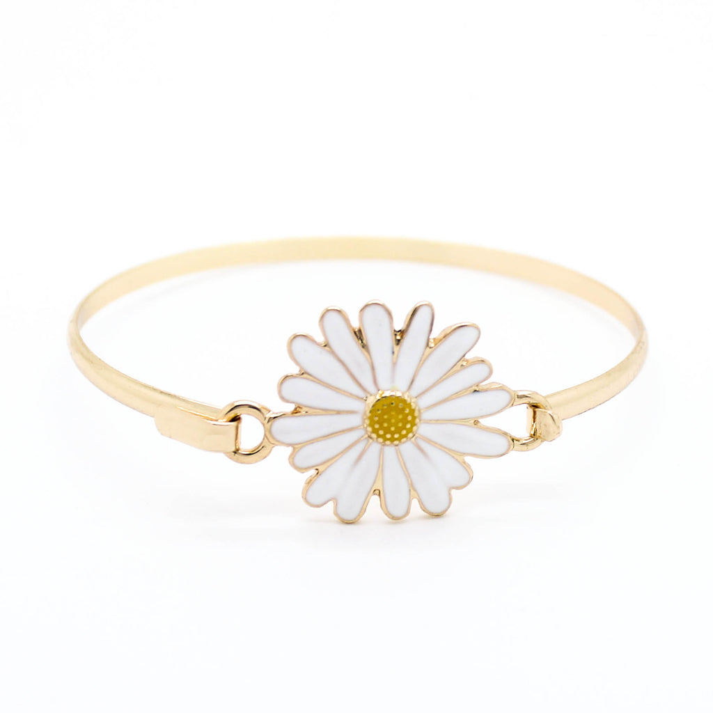 Daisy bangle bracelet
