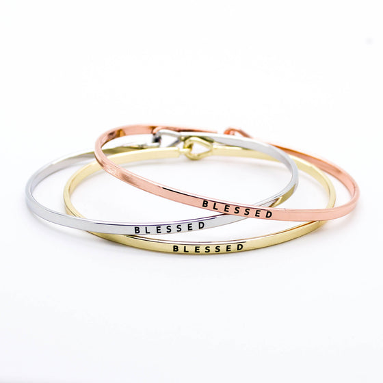 Blessed bangle bracelet