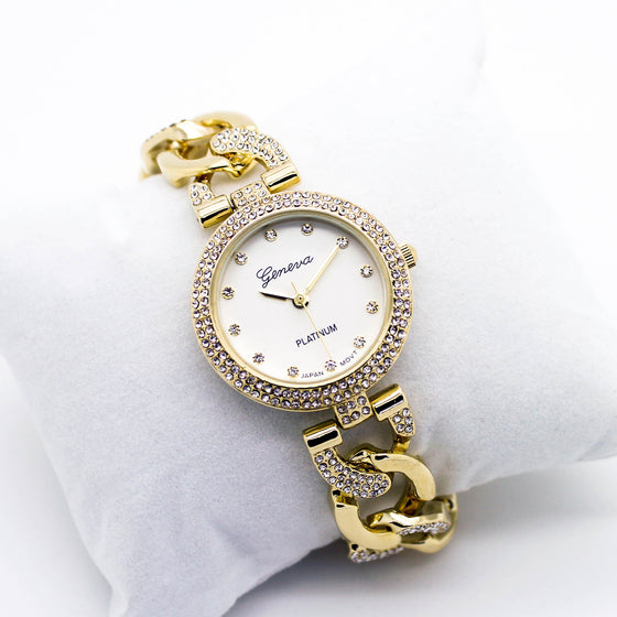 Glam chain metal watch