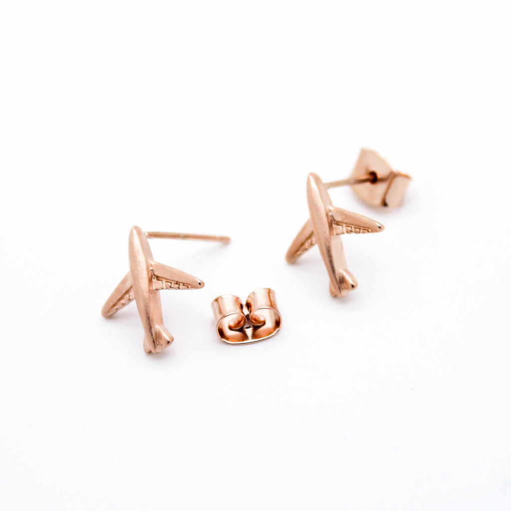 Airplane earrings