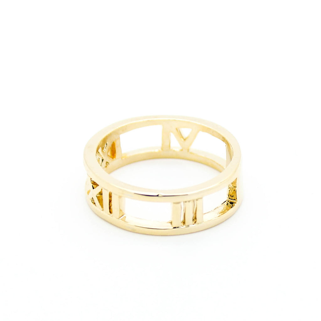 Roman numeral ring