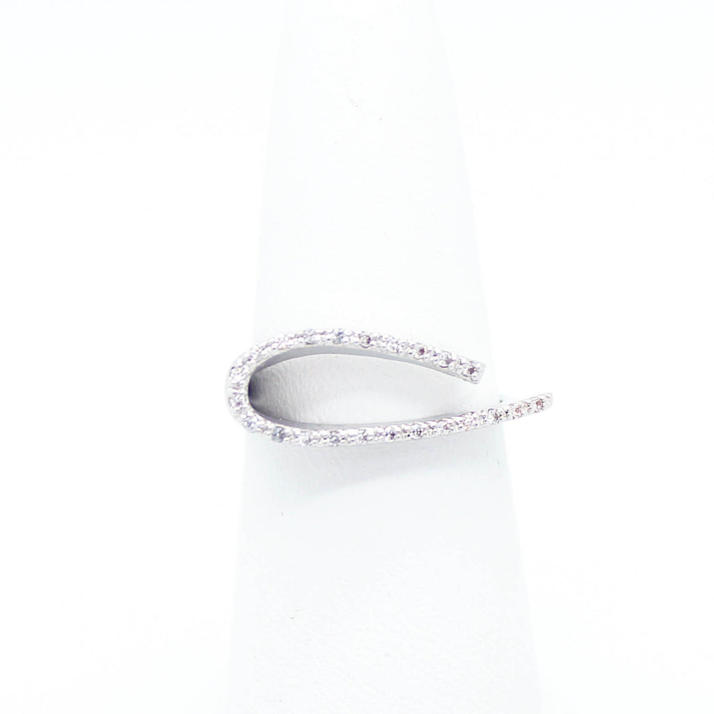 Curved line ring