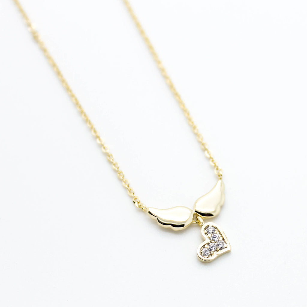 Angel wings necklace