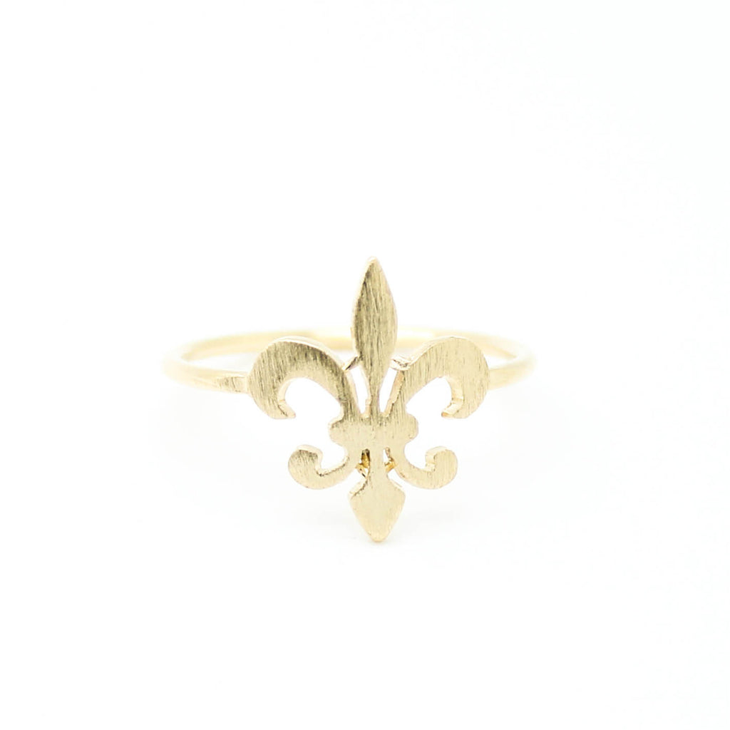 Fleur de lis ring
