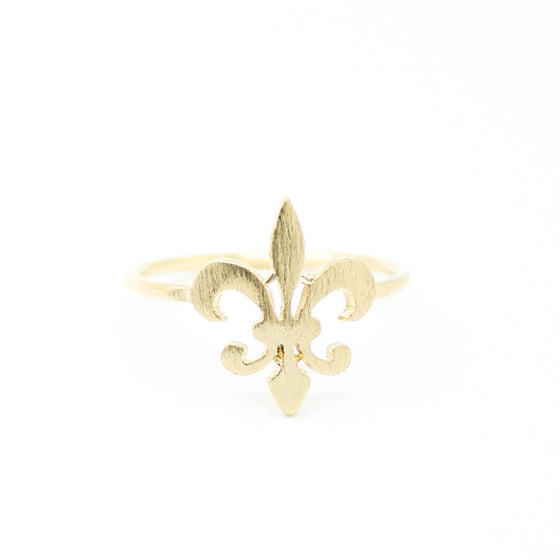 Fleur de lis ring