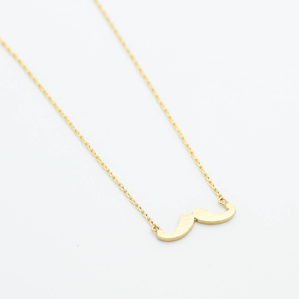 Mustache necklace