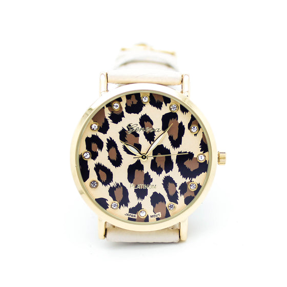 Leopard print watch (4 colors)