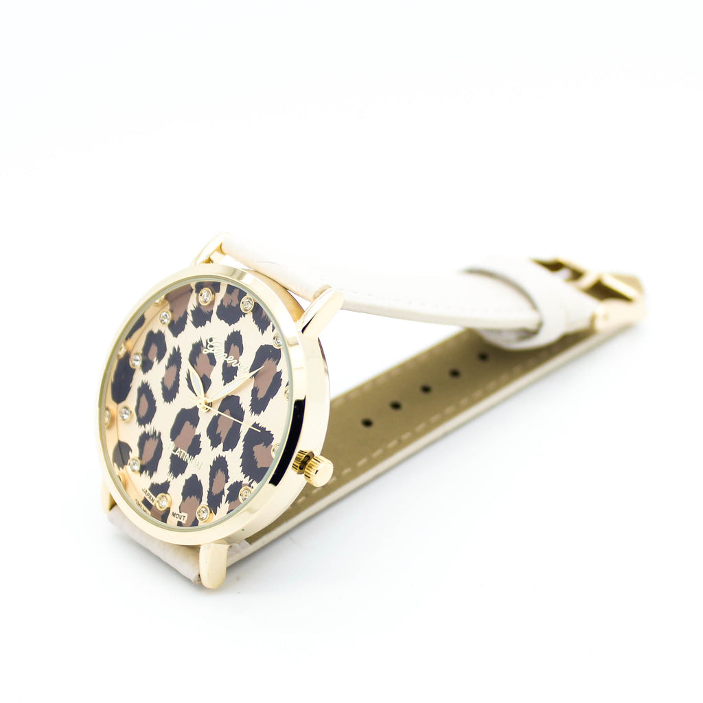 Leopard print watch (4 colors)