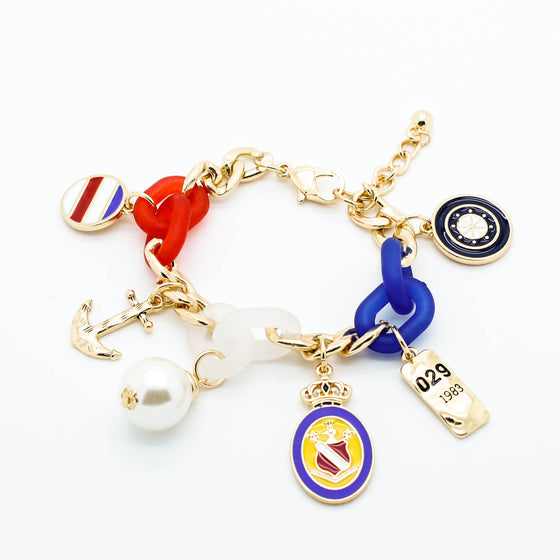 Nautical chain bracelet