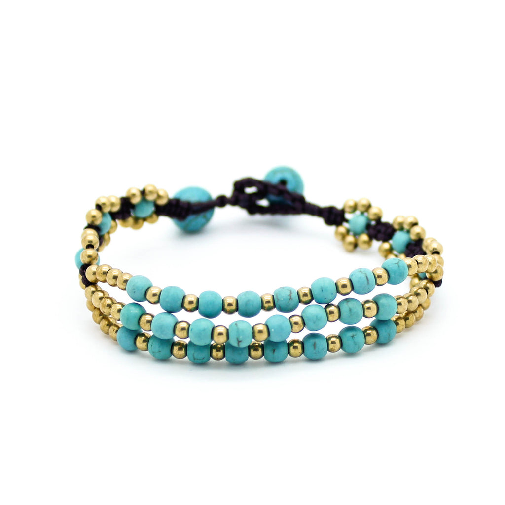 Stone beads bracelet