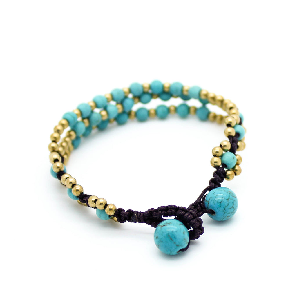 Stone beads bracelet