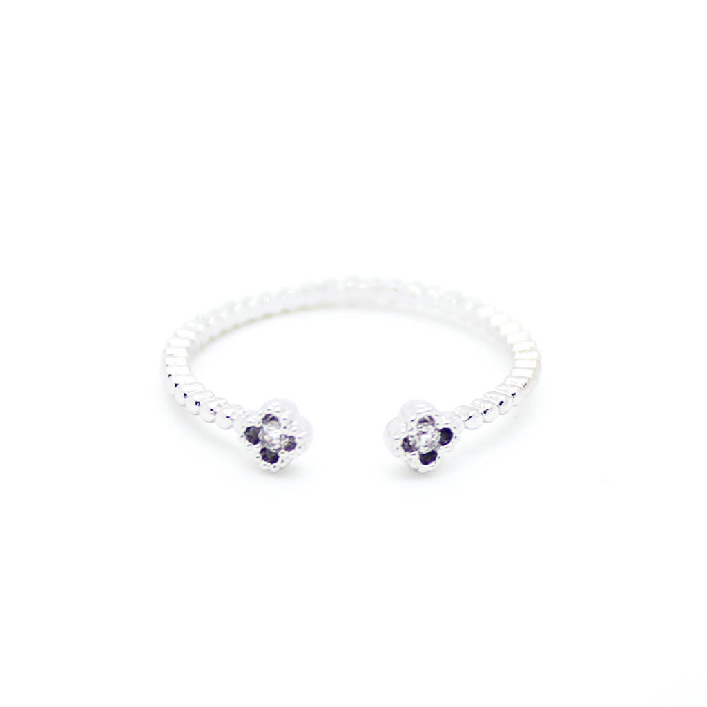 Clover knuckle, midi ring