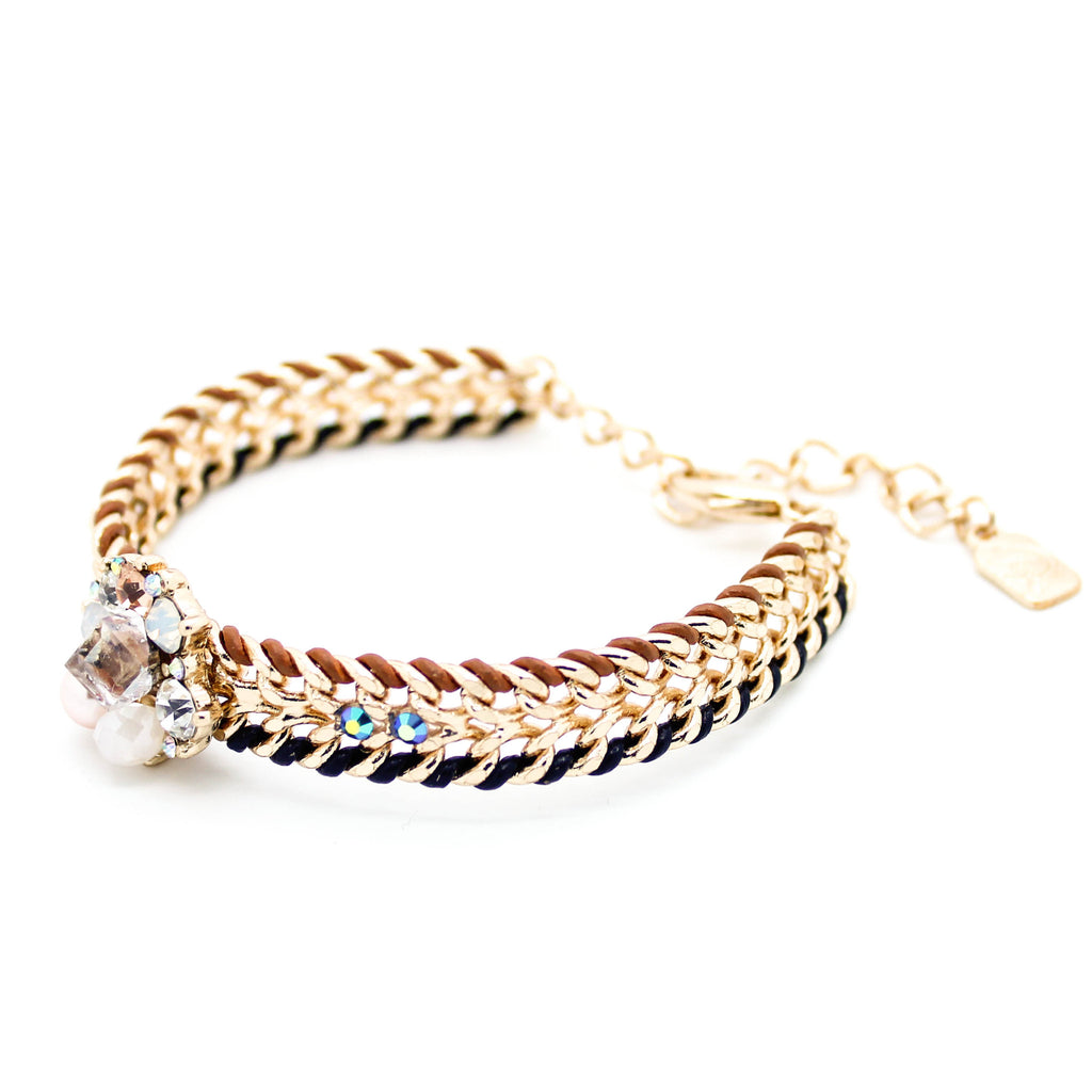 Gem chain bracelet