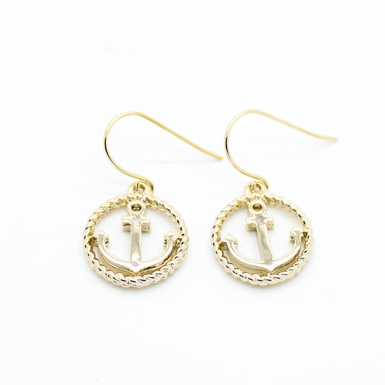 Anchor earrings