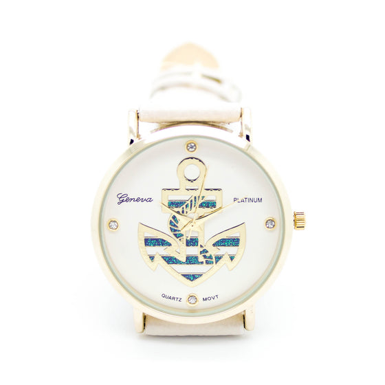 Anchor stripes watch