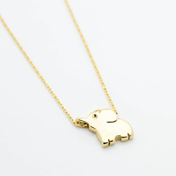 Baby elephant necklace