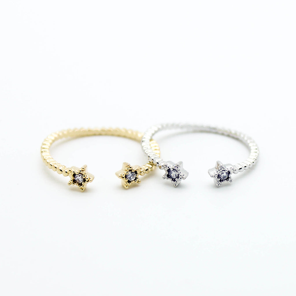 Star knuckle, midi ring