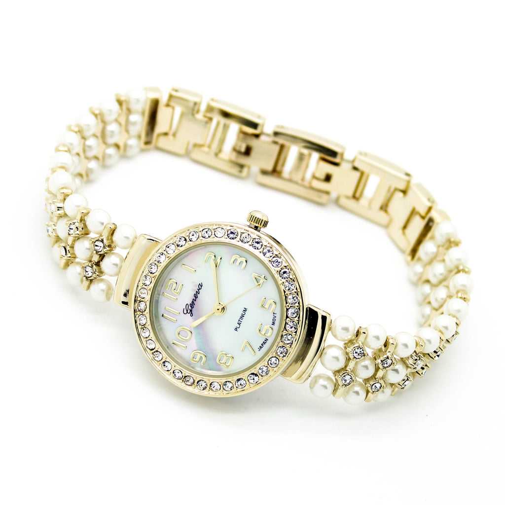Pearl chain watch (2 colors)