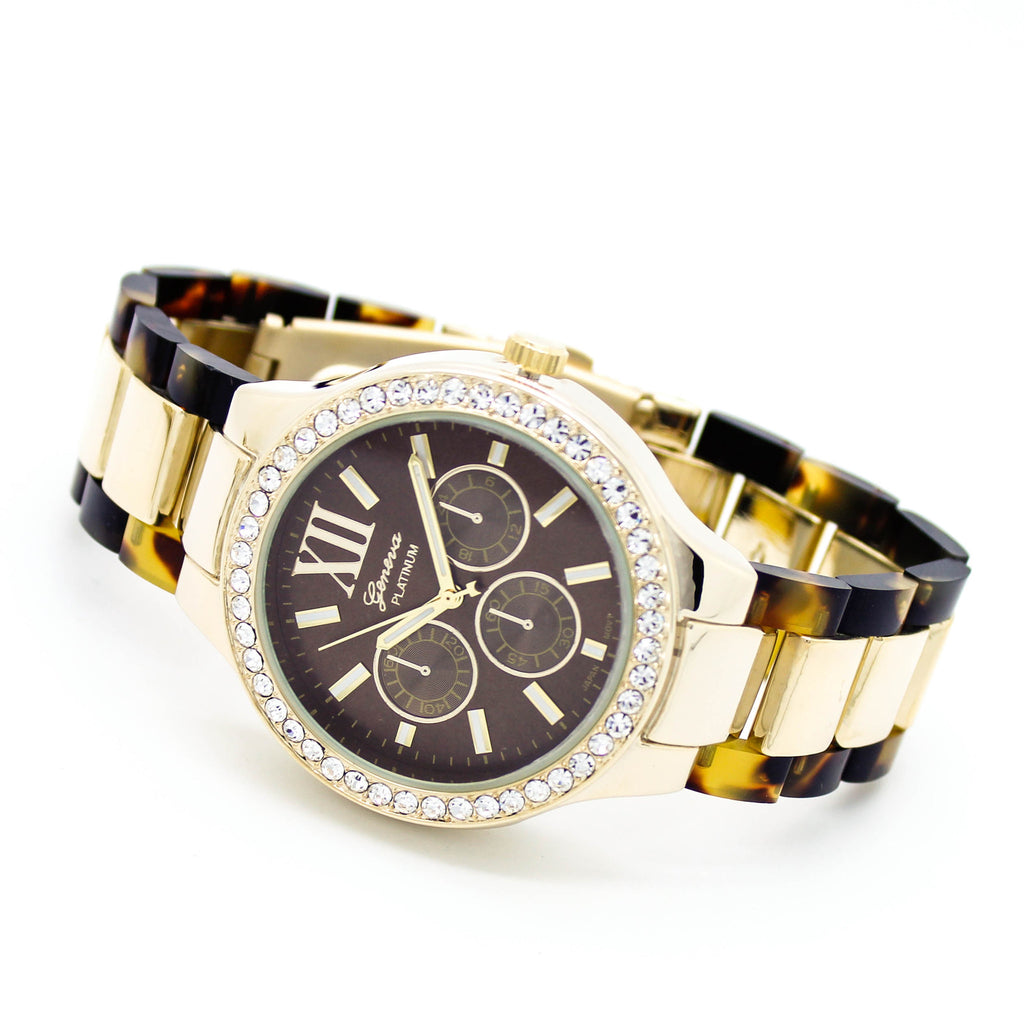 Tortoise metal watch (2 colors)