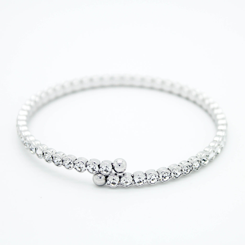 Cubic Zirconia bangle bracelet (5 colors)