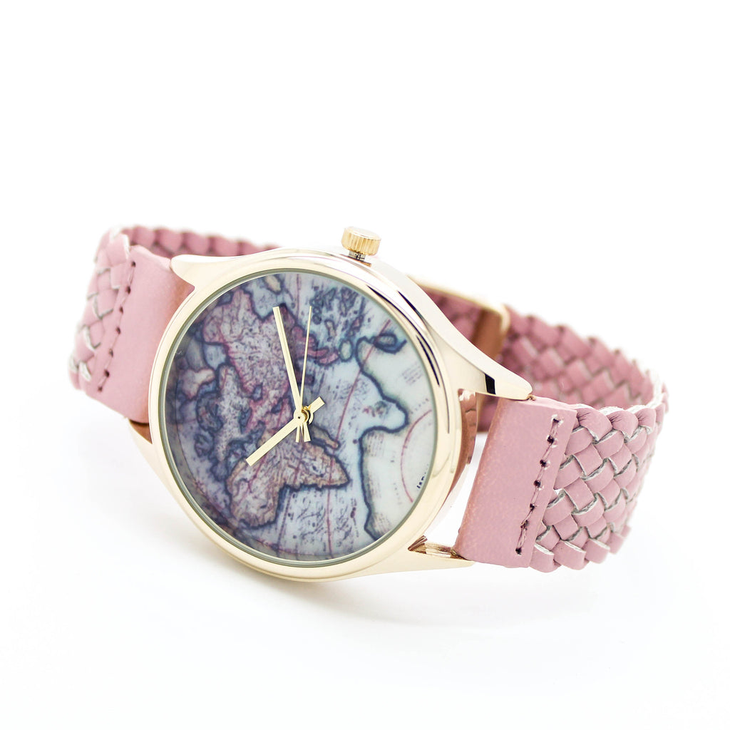 World map watch (5 colors) - Imsmistyle