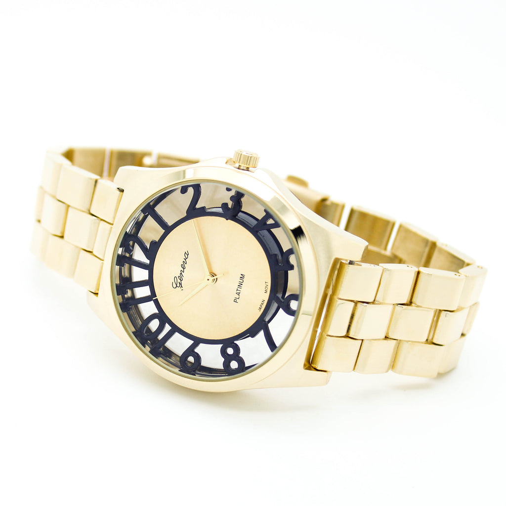 Numbers metal watch (4 colors)