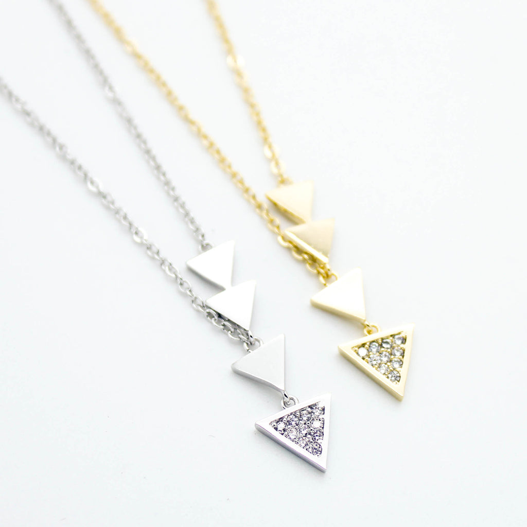 Triangles necklace