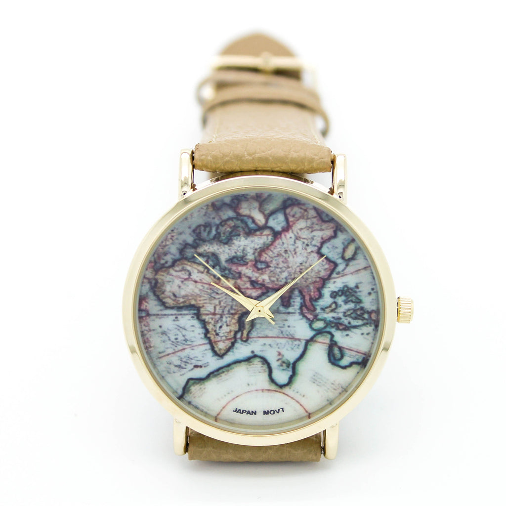 World map watch (5 colors) - Imsmistyle