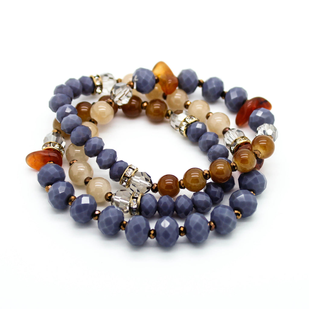 Stone beads bracelet (2 colors)
