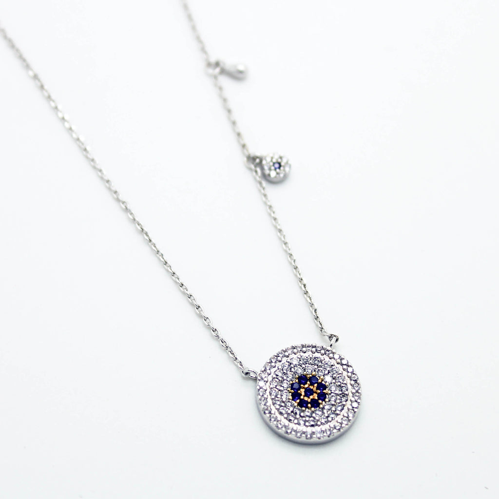 Circle charms necklace